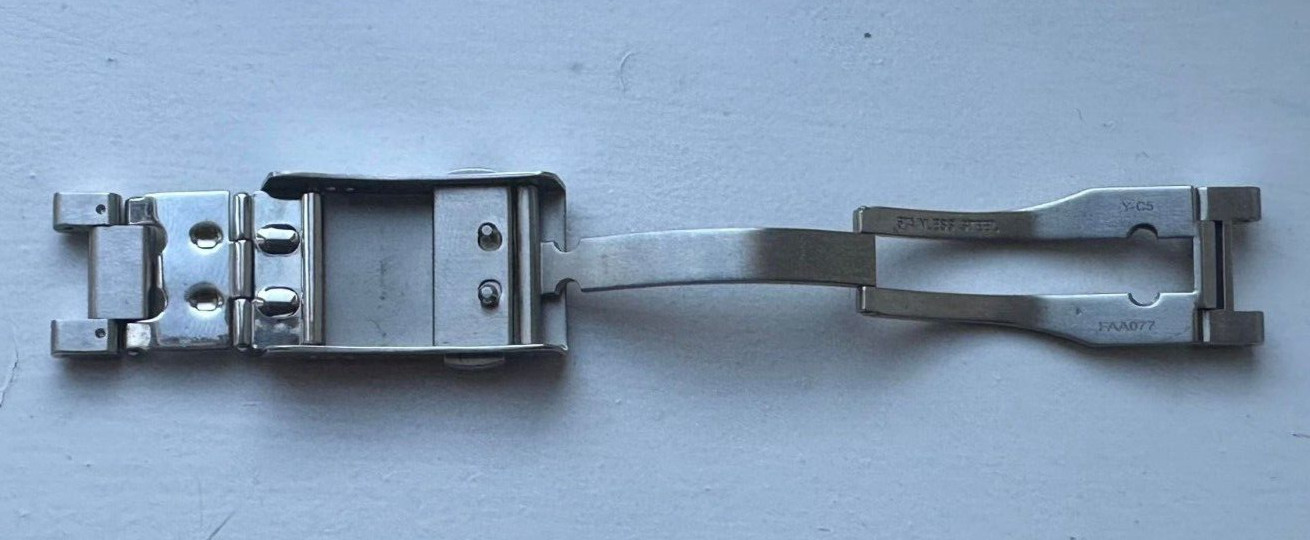 Genuine Tag Heuer Carrera Deployment Deployant Clasp Buckle Bracelet FAA077 18mm