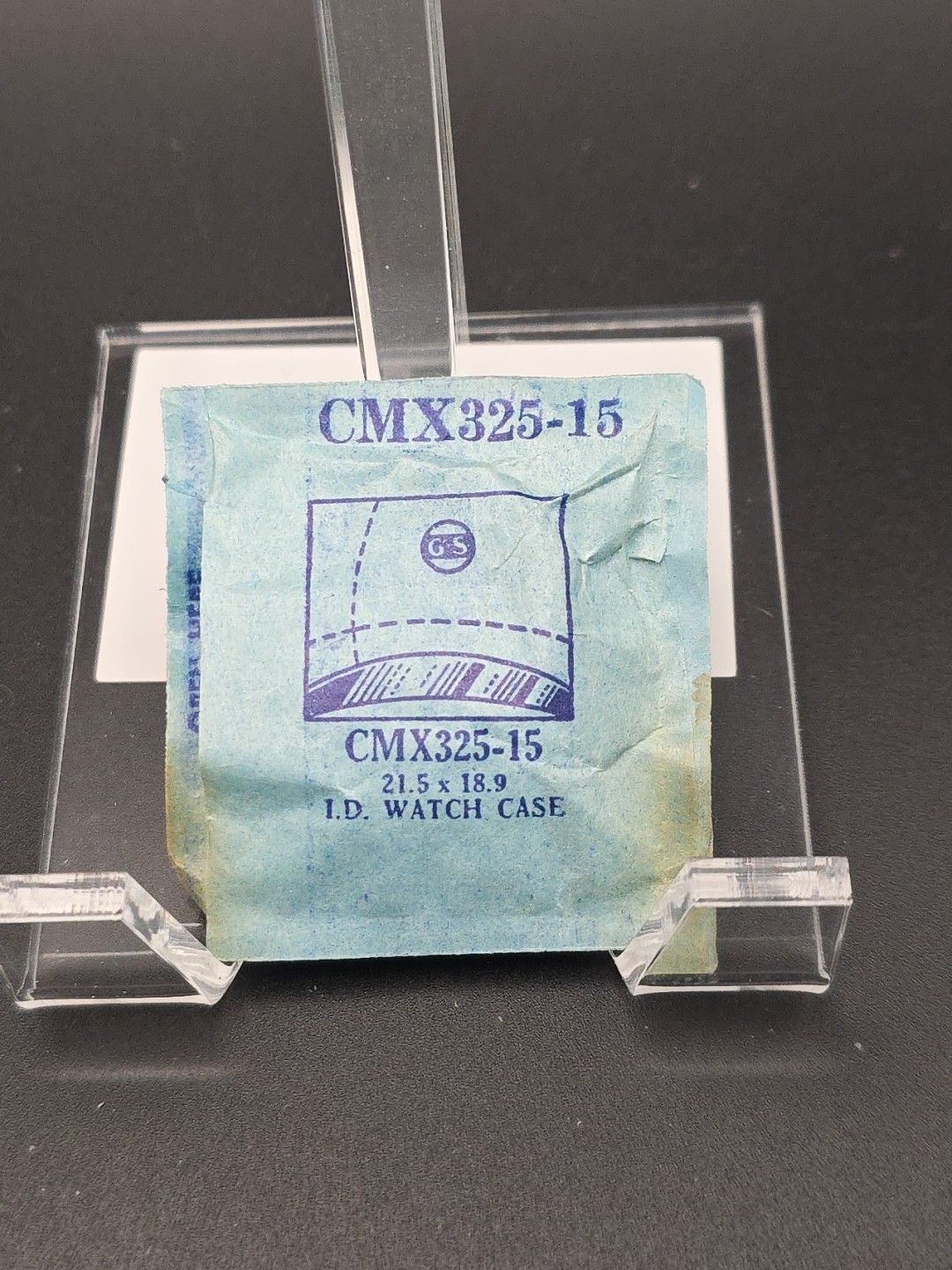 G-S Watch Crystal CMX325-15 ID Watch Case 21.5X18.9