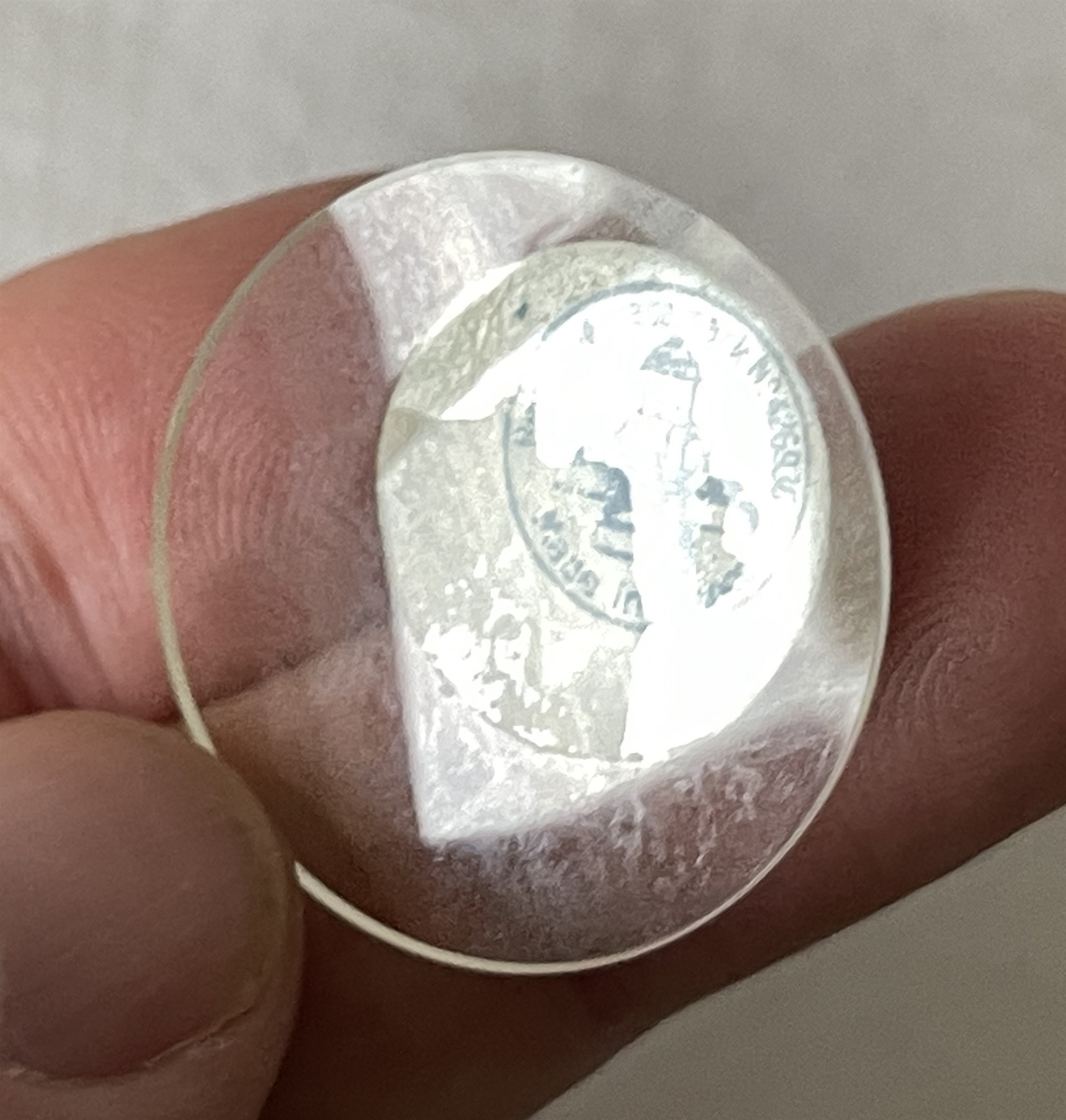Antique VTF France Mineral Open Face Glass Watch Dial Crystal 288 28.8mm