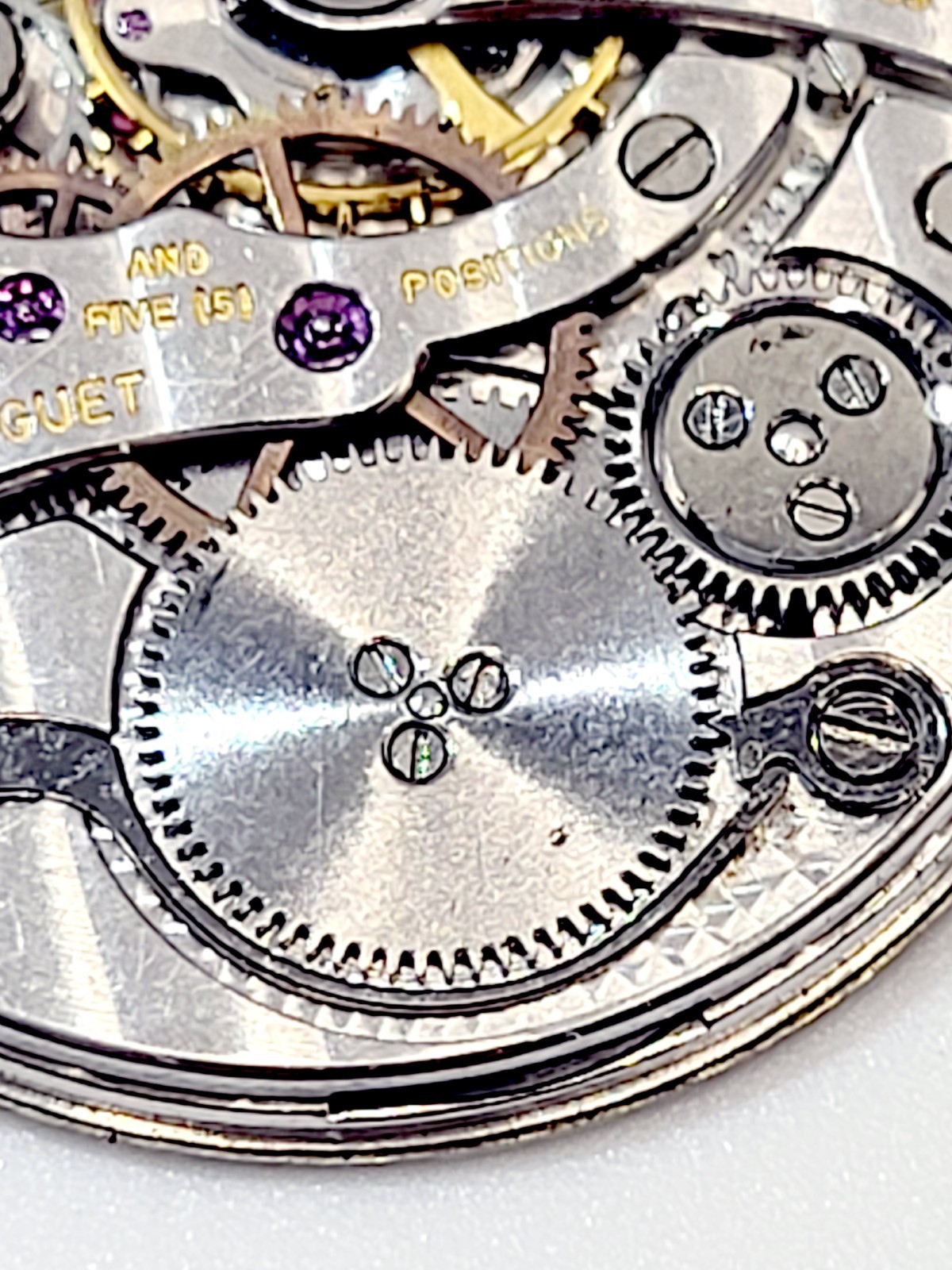 Genuine Audemars Piguet Cal 2001 Movement 18K Gold Witht Crown Hands For Parts