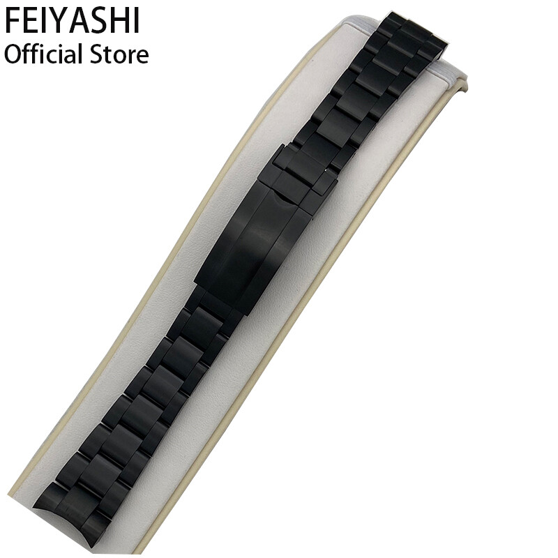 PVD Black 40mm Watch Case Yacht Ceramic Insertion Frame For Seiko Nh35 Movement