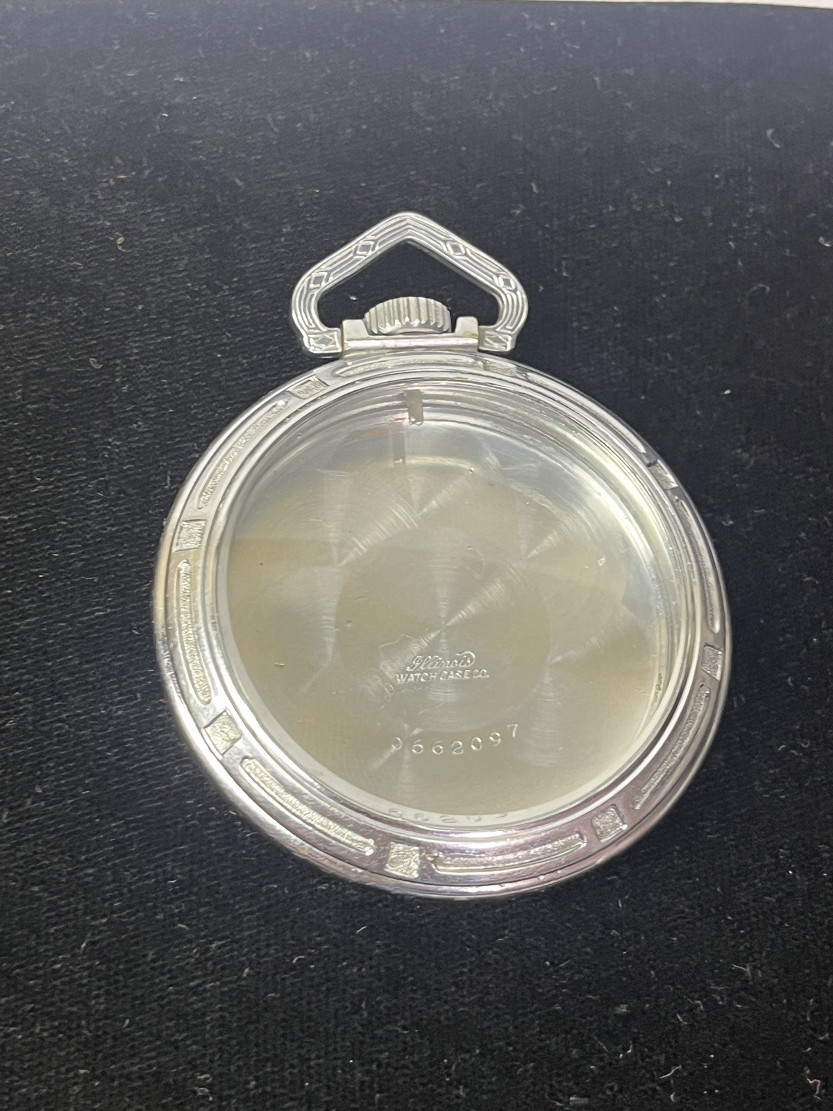 16S Ilinois Open Face Pocket Watch Case Glass Beveled Crystal BIN$ 49.99