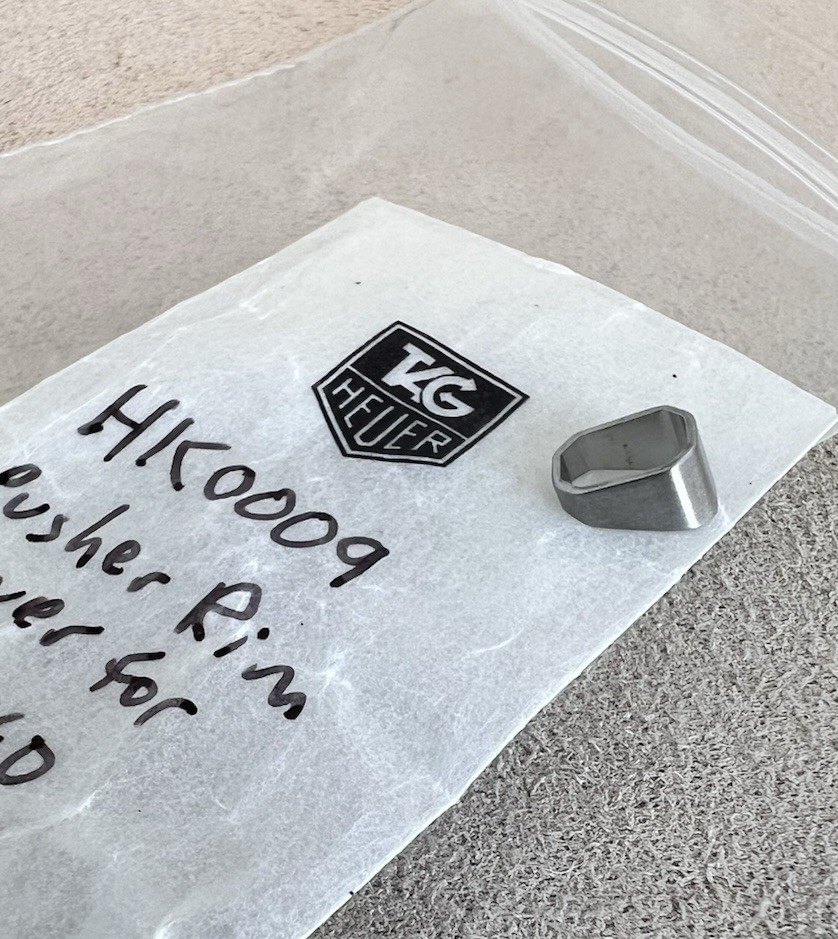 TAG HEUER MONACO CHRONOGRAPH PUSHER RIM COVER NOS REF HK0009 SEALED NEW