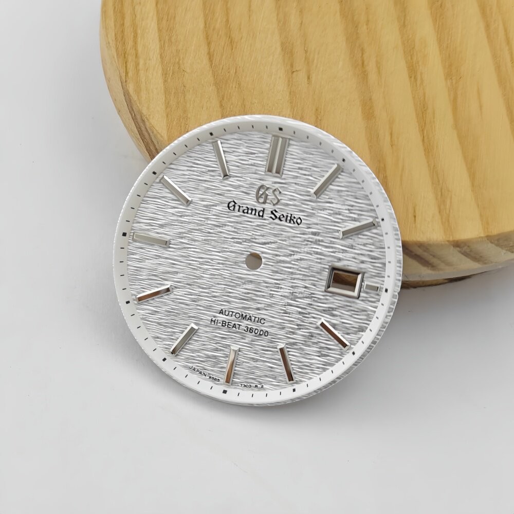 33.5mm GS Horizontal Stripe 3 O’clock Watch Dial No Lume for Nh35 Movement Parts