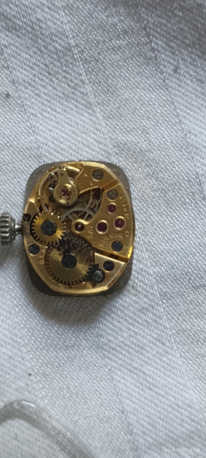 2 Vintage ladies wristwatch lot Bulova 5 AZ & Benrus Germany 23 Jewels Untest