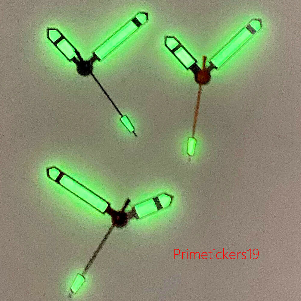 Fit NH35 NH36 Miyota82 Series Silver/Blue/Orange/Red Watch Hands Green Luminous