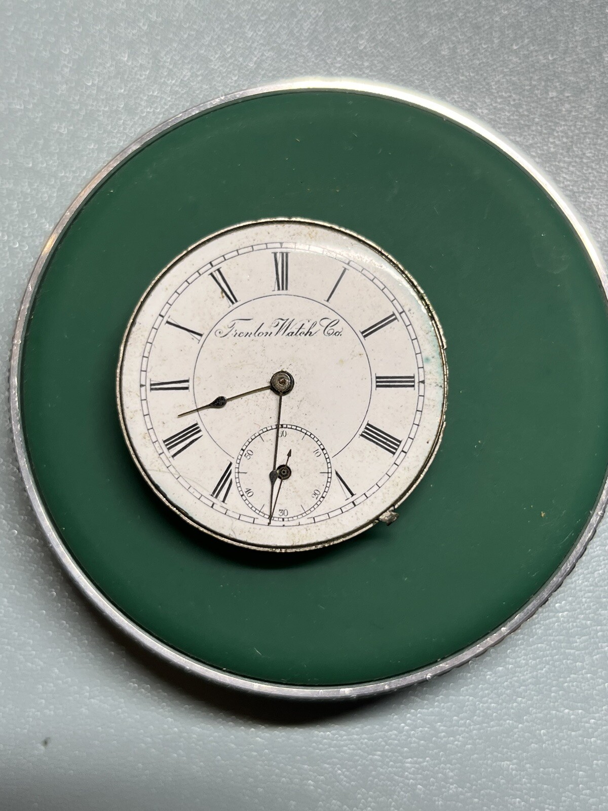GOOD BALANCE Partial Trenton 6s Grade 50 Pocket Watch Movement 7j