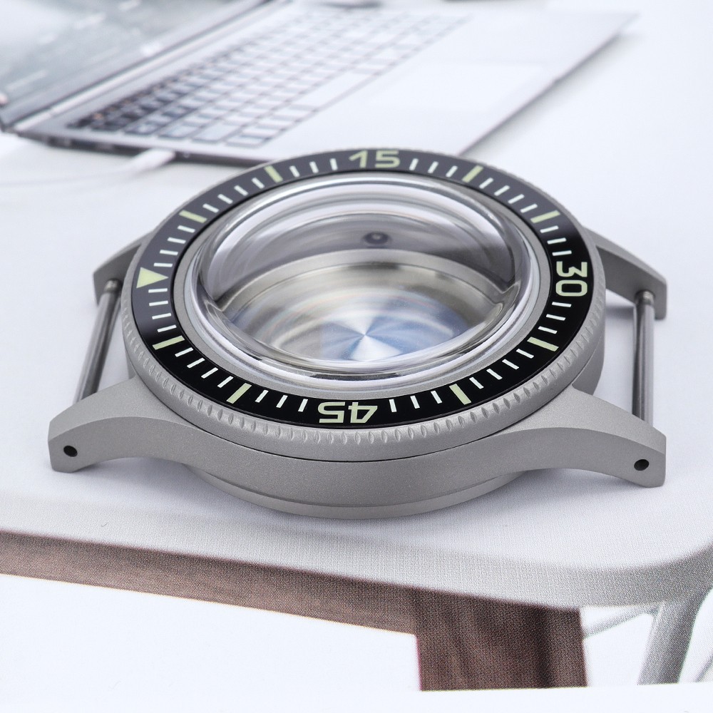 Luminous Bezel Diver Watch Case 40mm Modify Fifty Fathoms For Seiko NH35 36 NH38