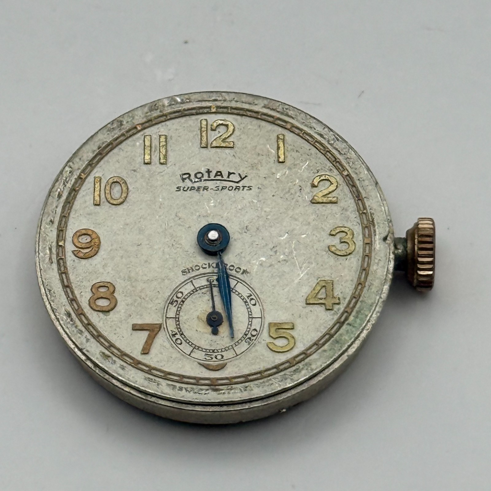 Rotary 5/400 Watch Movement Super Sports Shockproof Running Manual Parts 27.2mm