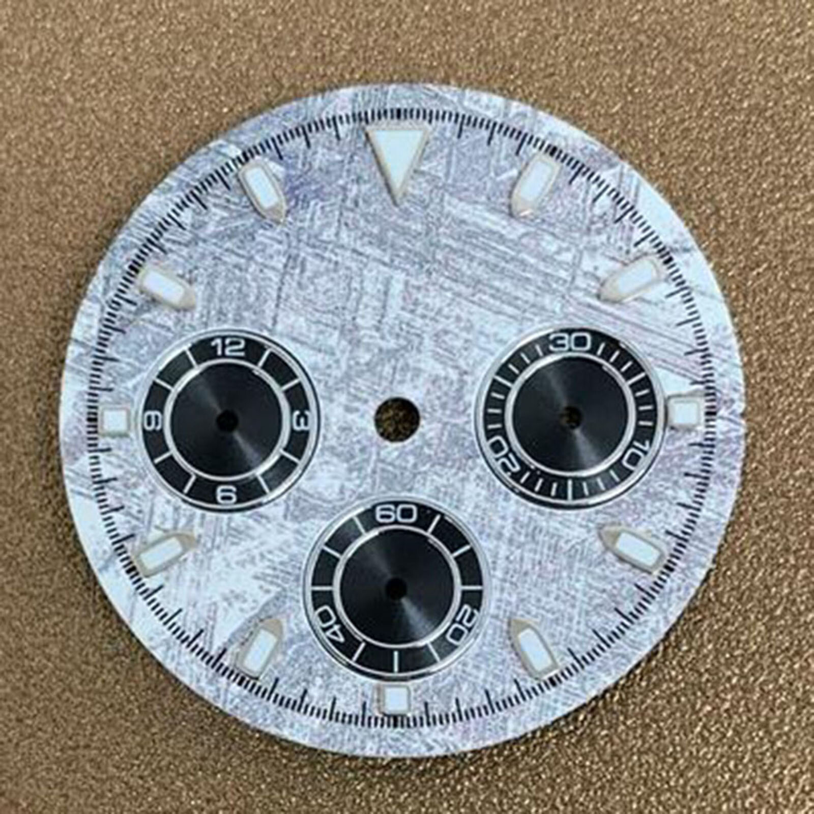 39mm Watch Dials Multicolor Fine Steel Sapphire Glass Case for VK63 Movement