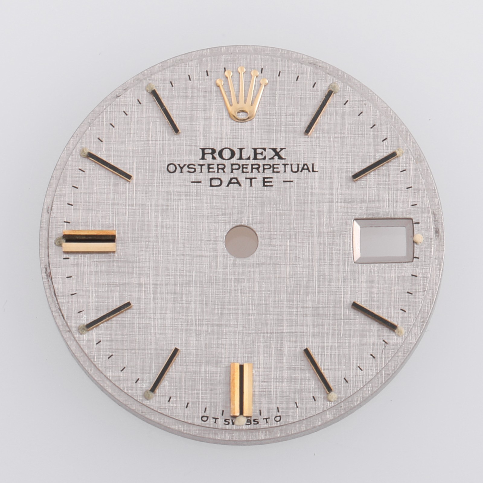 Rolex Lady Date 26mm Gray Linen Stick Dial TSwissMadeT 6917 69173 69178 #K47