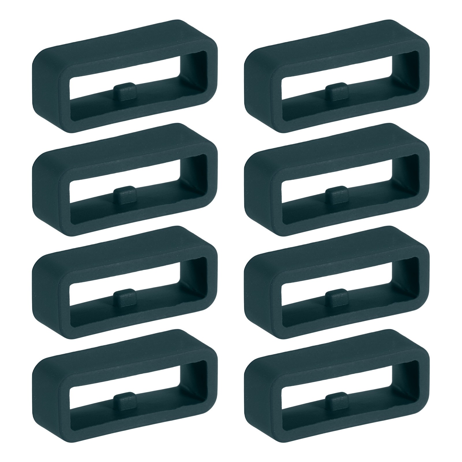 8 Pcs Watch Band Holder Loop, 18mm Universal Watch Replacement Band, Dark Green