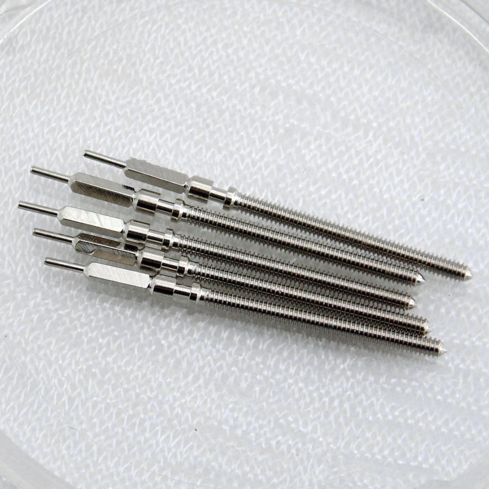 5Pack Watch Winding Stem Adjust Rod Bar For Seagull ST36 ETA 6497 6498 Movement