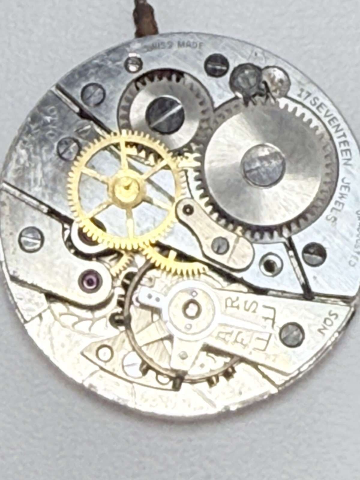 AS 1002/984 Watch Movement For Repair Or Parts Working Balance