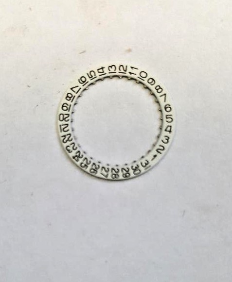 ETA 956.111 watch movement Date disk ,date opening at 3