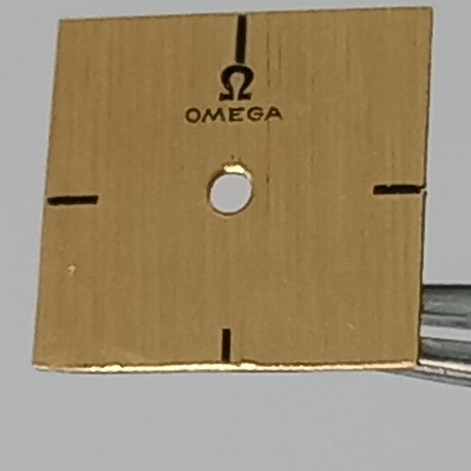Vintage Omega Ref. 511.128 Dial – 18K Solid Gold – 12mm Square – Cal. 650