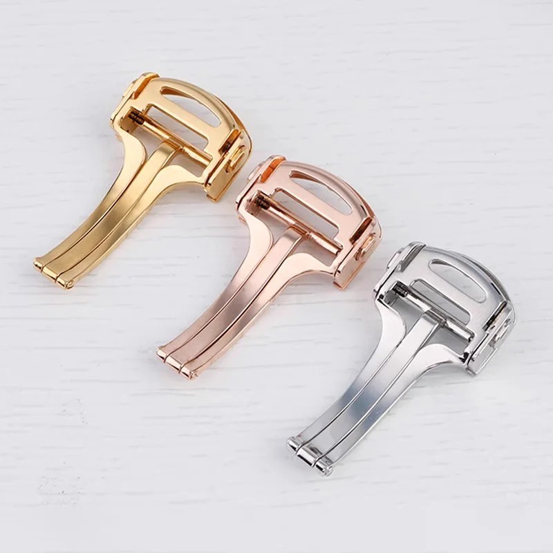 StainlessSteel Folding Buckle For Cartier Blue Ballons Pasha Santos Watch Buckle