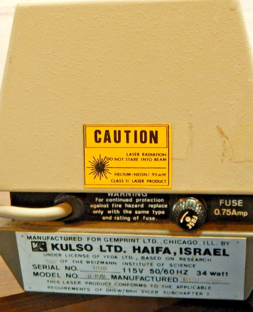 Kulso Gemprint Laser diamond refraction polaroid printer Identification GP/C