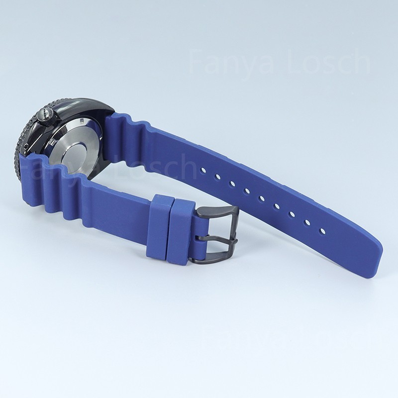 45mm Modify Seiko Skx009 Mod Watch Case+Blue Strap 10ATM For Seiko NH34 35 36 38