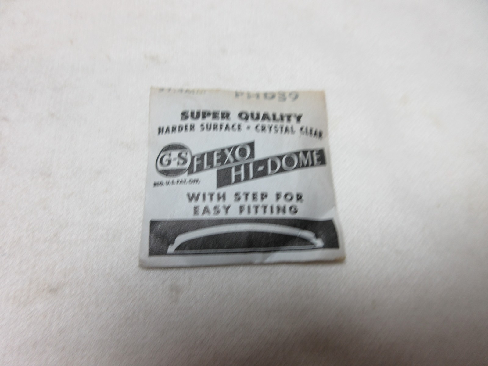 GS FLEXO HI DOME WATCH CRYSTAL REPLACEMENT PART 37.4 MM WATCHMAKER PHD39 #10