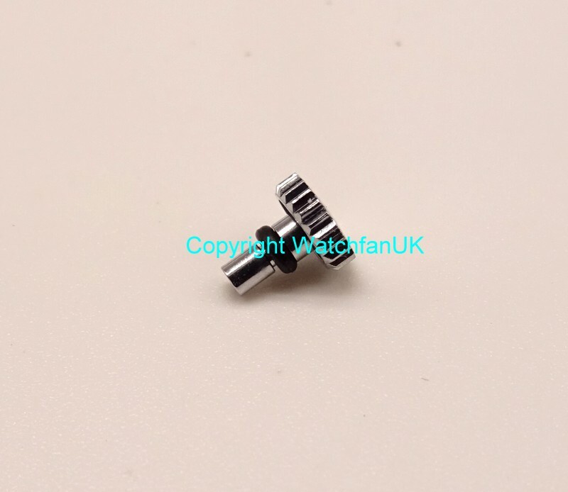 Stainless Steel Watch Crown Seiko Seiko 40M16NS1 40N27NS1 Fits 6106 6139 #204