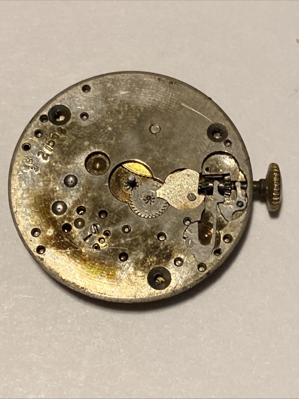 Elgin 431 Movement For Part/ Repair 7 Jewel 6/0 Size Mod 2 Good Staff 26321568