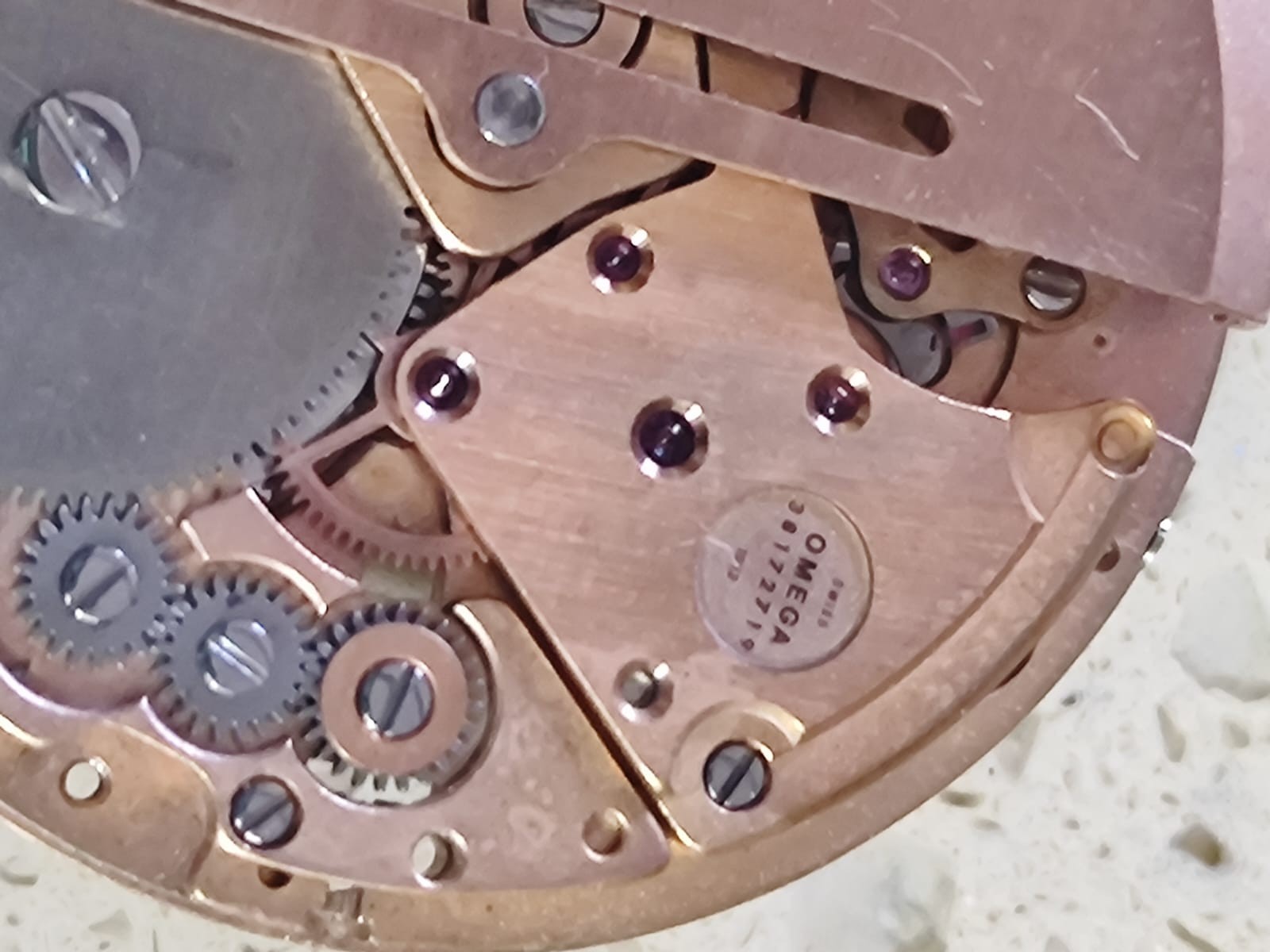 Vintage Omega 1012 Incomplete Movment Not Working parts fit for omega 1020