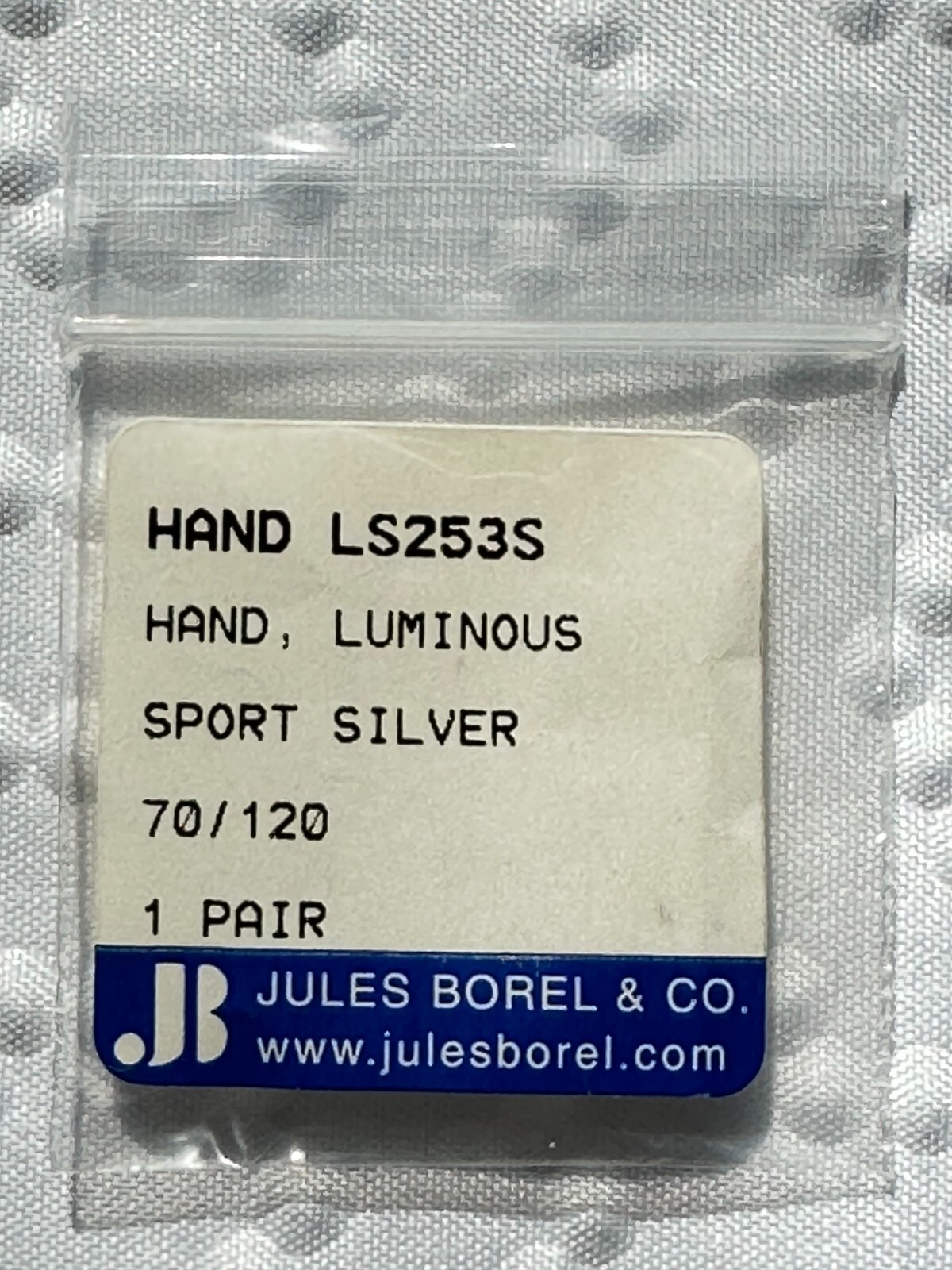 Jules Borel Luminous Sword Sport Silver 70/120 LS253S LOT AS SHOWN 20-72