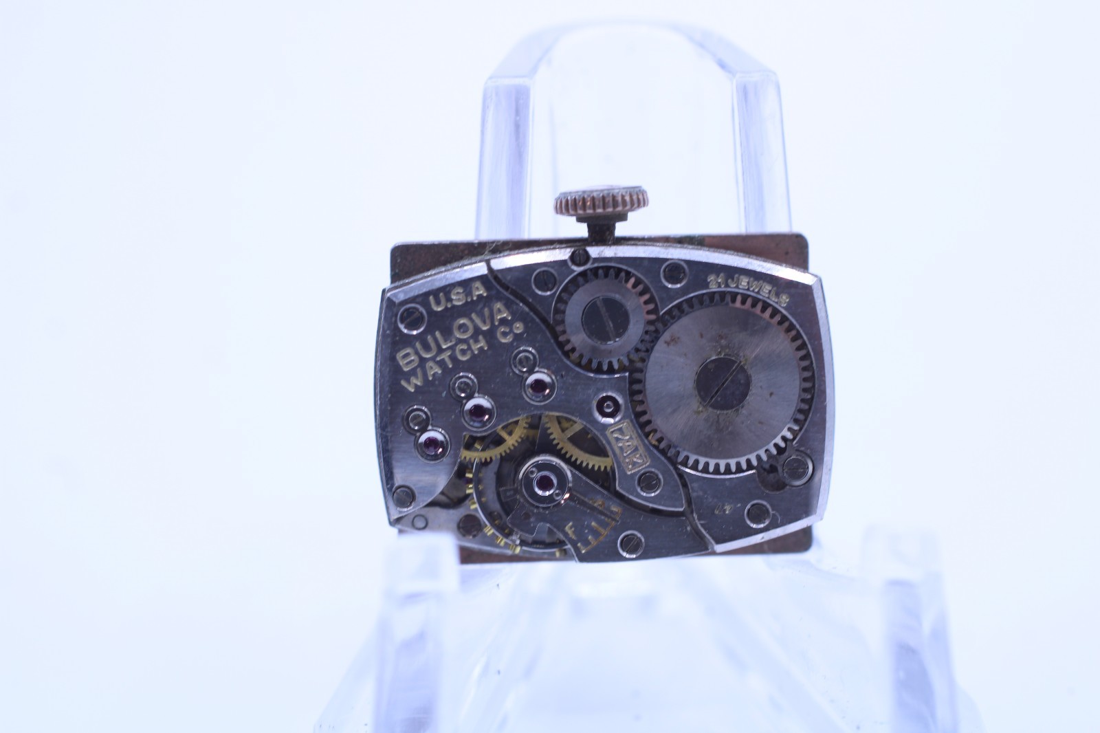 BULOVA CAL. 7 AK, 21j WRIST WATCH MOVEMENT FOR REPAIR (M7)
