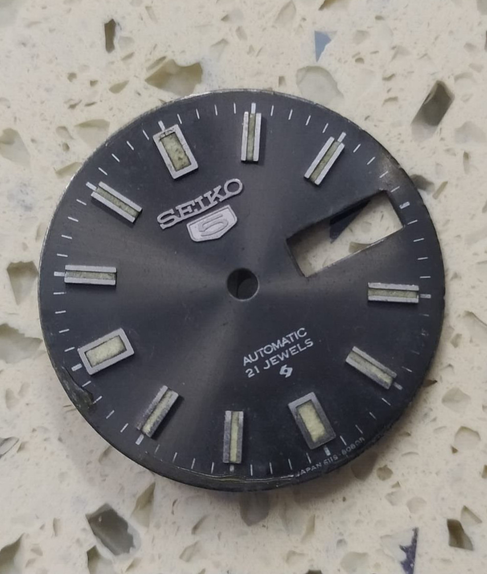 Original SEIKO 6119 Automatic Black Dial 28mm Fit for All seiko cal 6119 Used