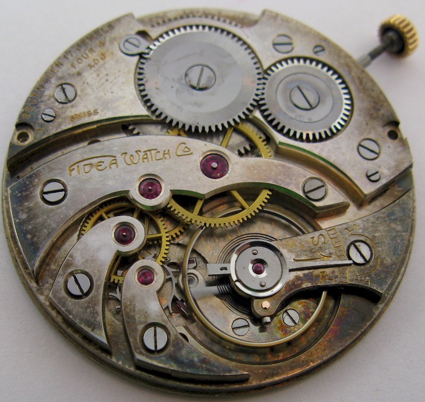 pocket watch movement for parts 17j., 4 adj. for parts … OF high grade …
