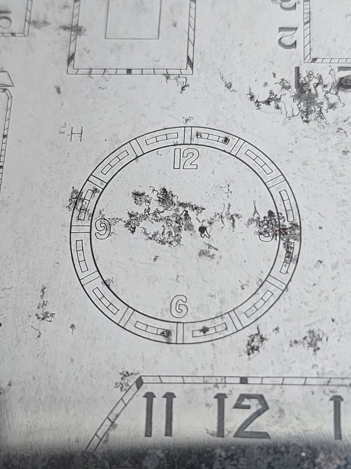 Vintage Multi Dial Printing Plate Benrus Gruen Hamilton Elgin Waltham T989
