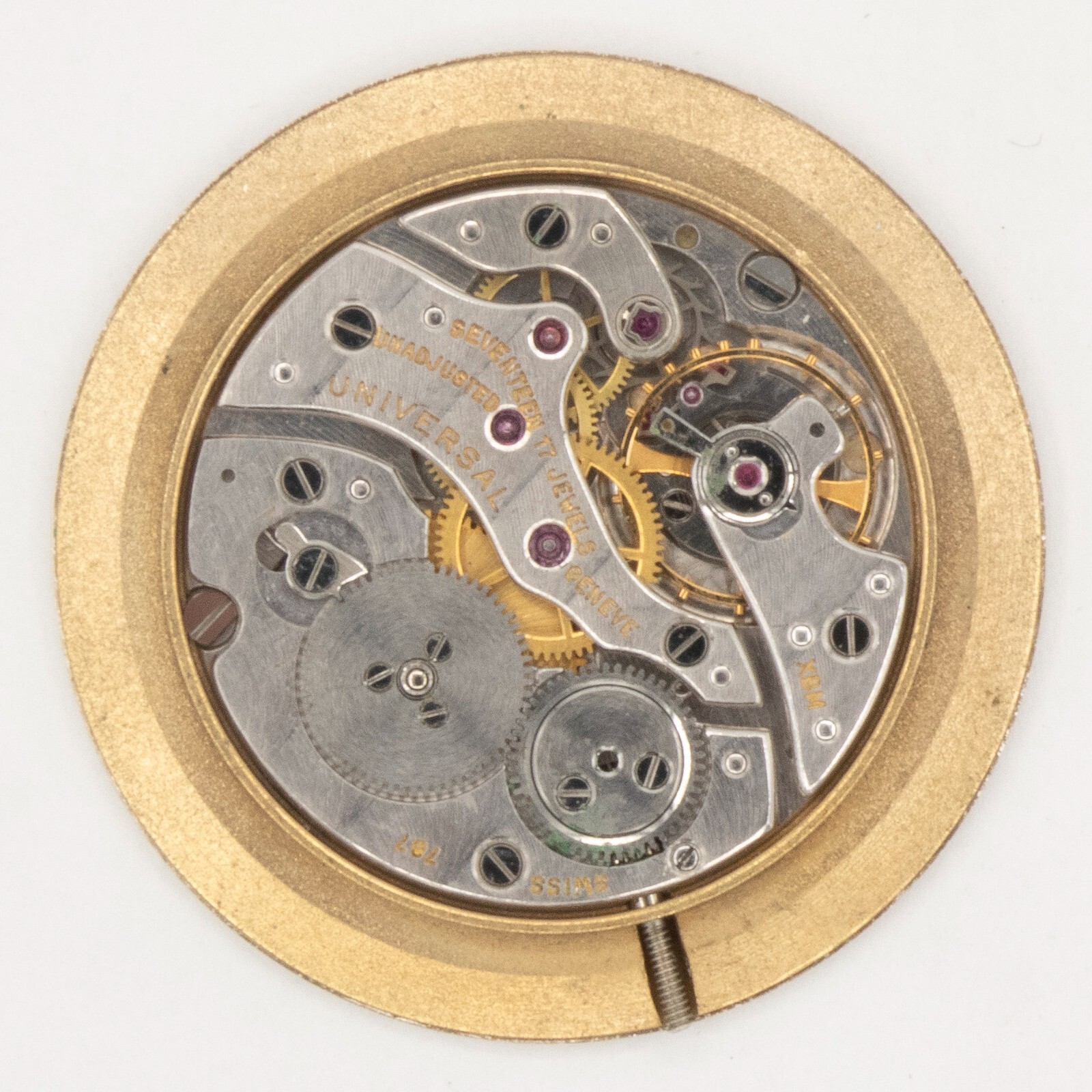 Vintage Universal Geneve Caliber 787 17-Jewel Wristwatch Movement
