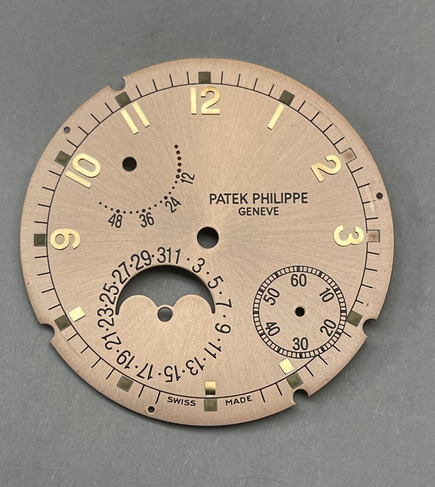 Patek Philippe 5055/R Moon Phase Pink Salmon 750au gold Dial