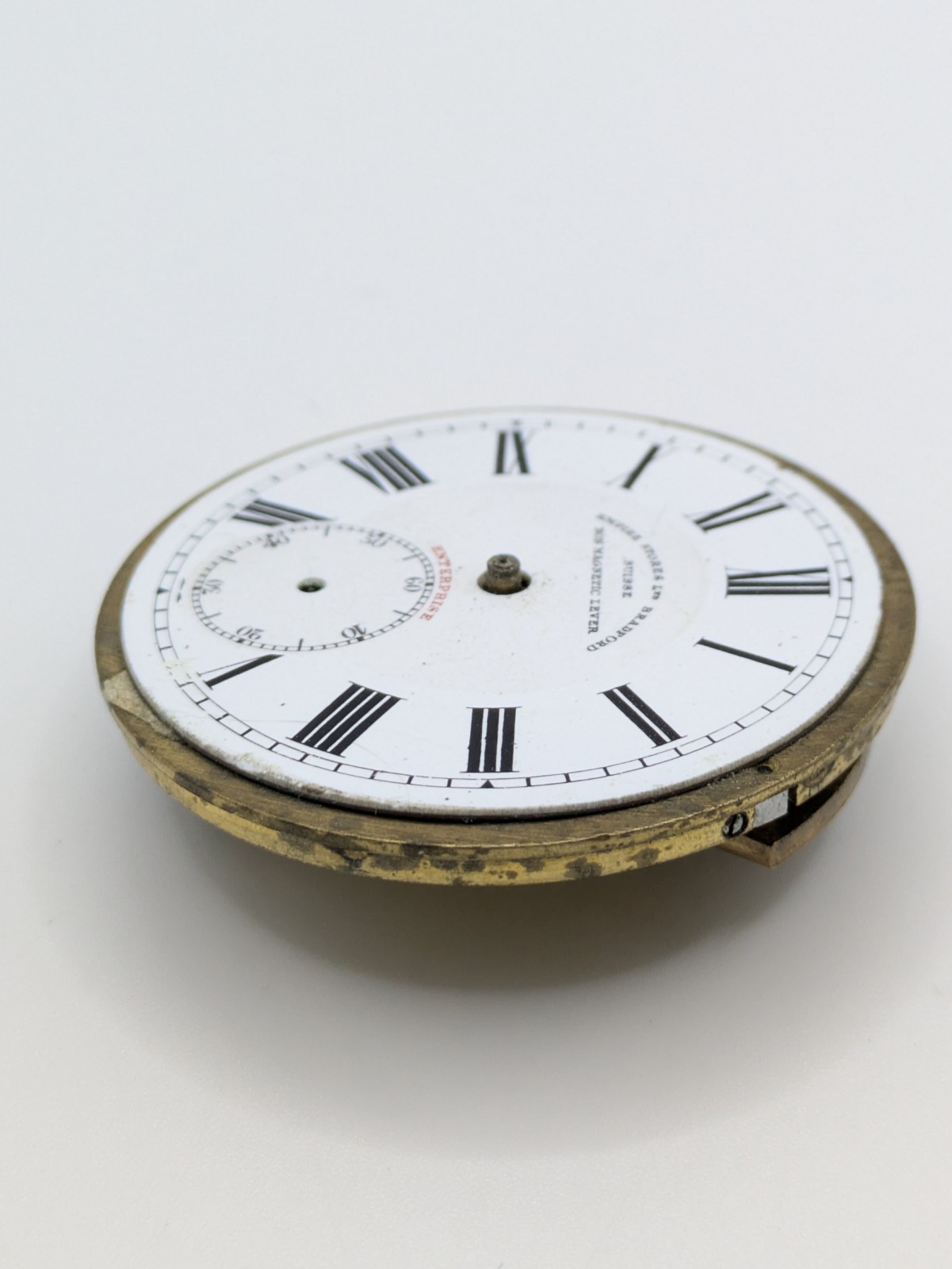 Empire Stores Suisse Manual Wind Pocket Watch Movement Repair No Hands 46.5mm