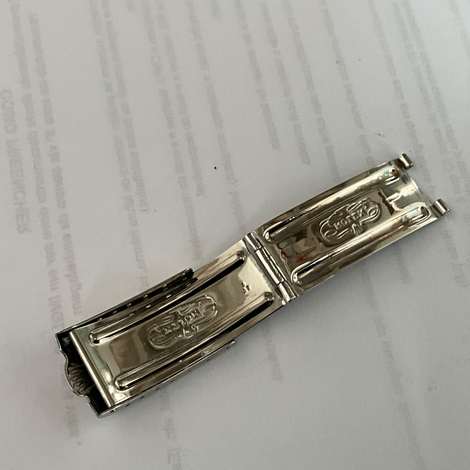 ROLEX OYSTER RIVET 6636 7206 BRACELET CLASP 100% GENUINE GILT ERA YEAR 1967