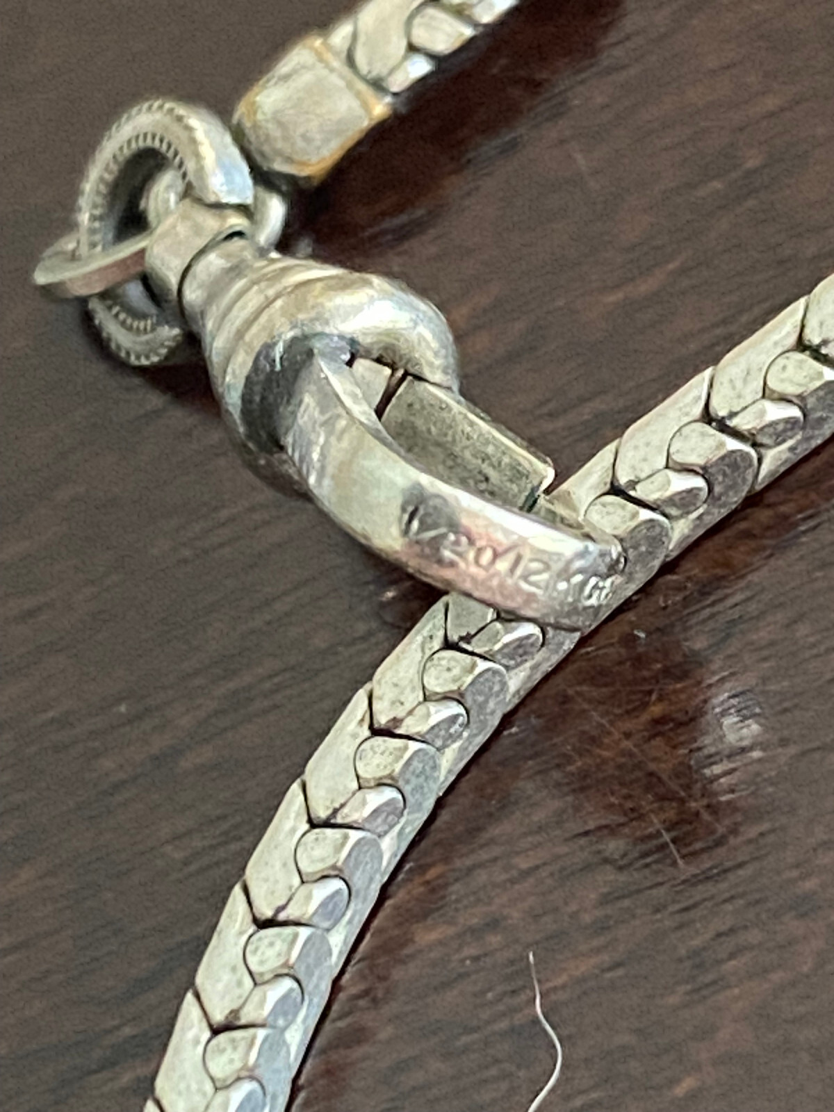 VINTAGE 13 INCH 1/20TH 12K GOLD FILLED POCKET WATCH CHAIN, NICE