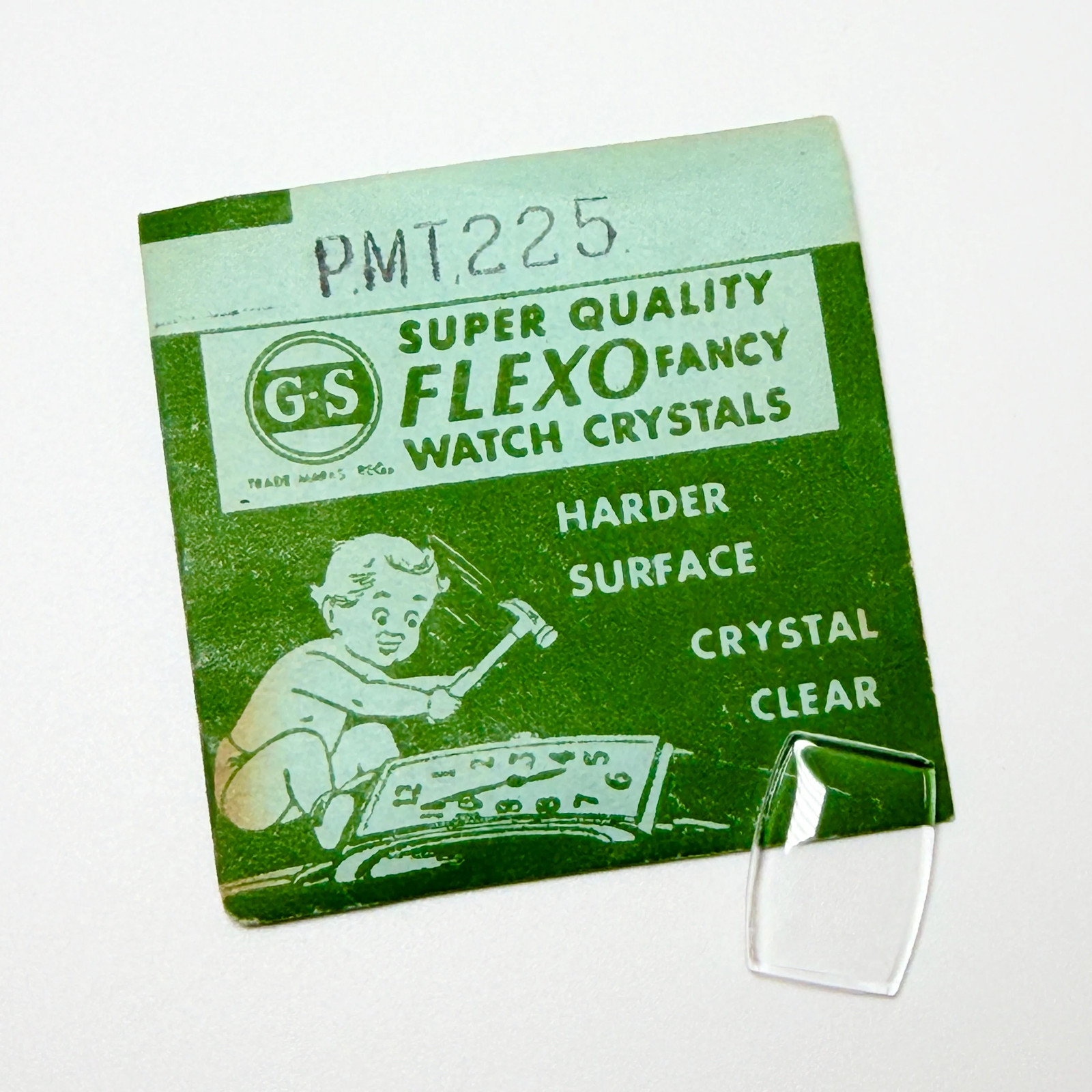 Tonneau / Barrel – G-S Flexo Acrylic Watch Crystals – New Old Stock