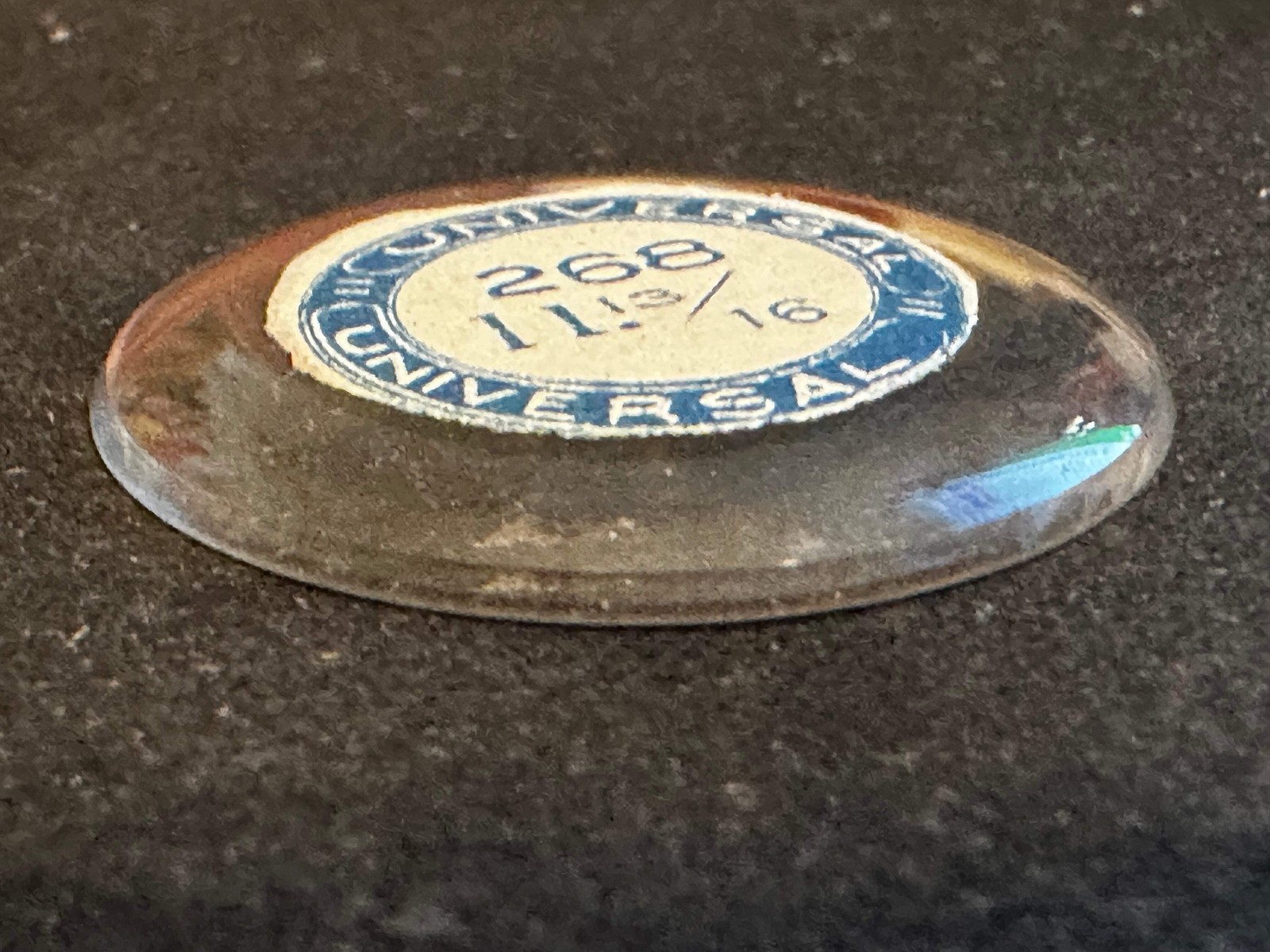 Universal Vintage Small Glass Watch Crystal 11-13/16 (~26.8mm) – NOS