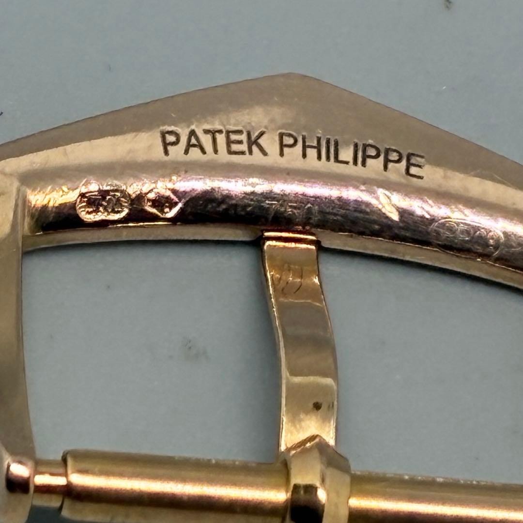 PATEK PHILIPPE 18K Rose Gold Tang Buckle Original 16 mm