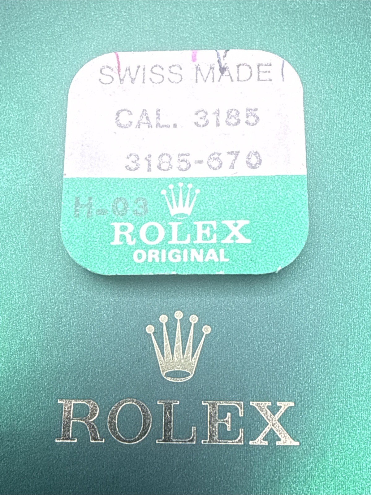 Rolex Calibre 3185 Intermediate Date Wheel 3185-670 – New Sealed Package