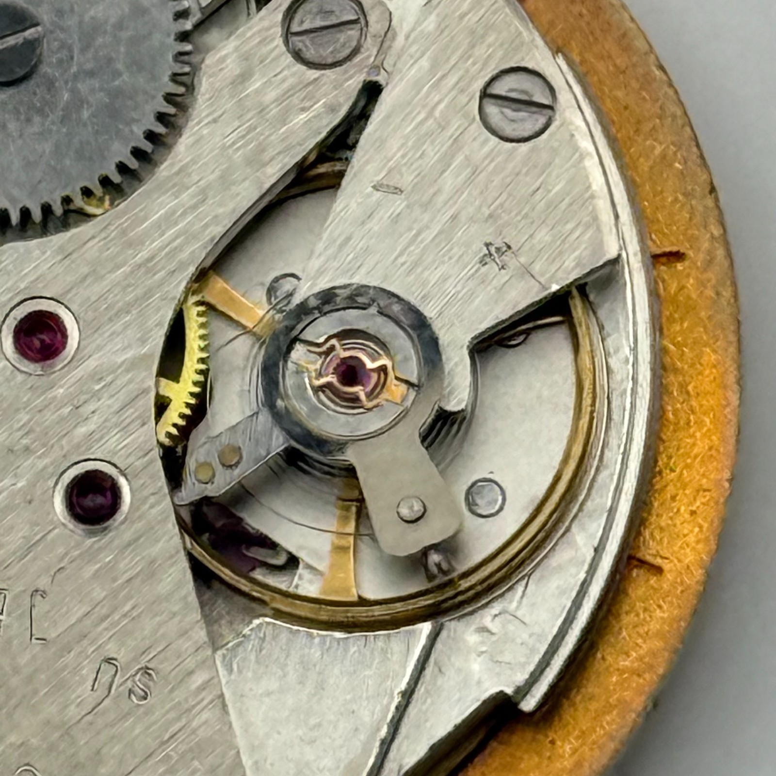 Poljot 2614.2H Watch Movement Sekonda Soviet 17 Jewels Manual Wind Parts 26.4mm