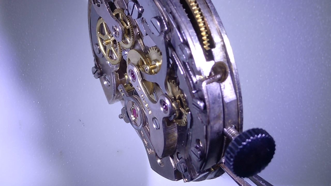 Landeron LANDERON Gray Chrono Movement Stainless Steel Watch Part