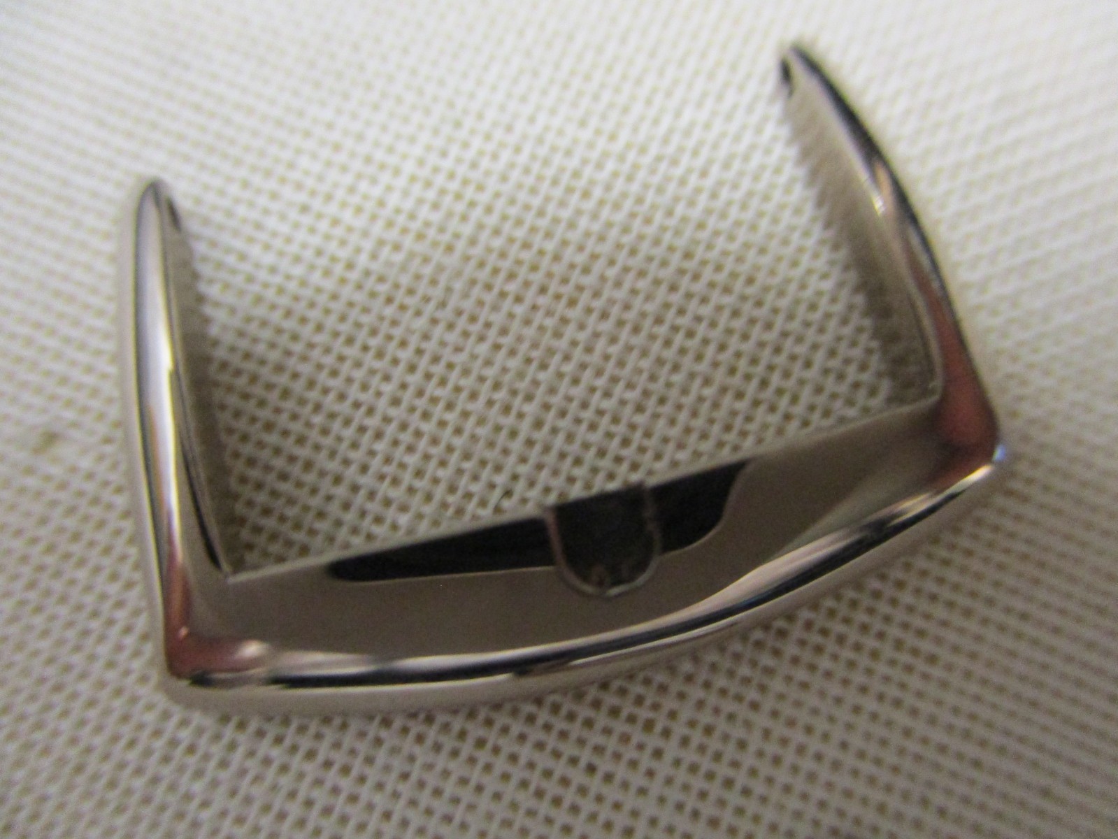 Rare Polished 18k 750 White Gold Buckle for 16mm Watch Strap Buckle-End Straps