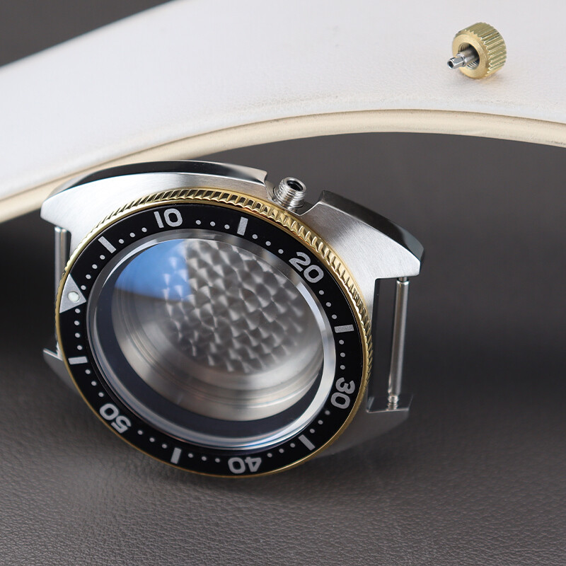 41mm Sieko turtle Luxury men’s Steel Watch Case AR layer Sapphire Crystal Glass