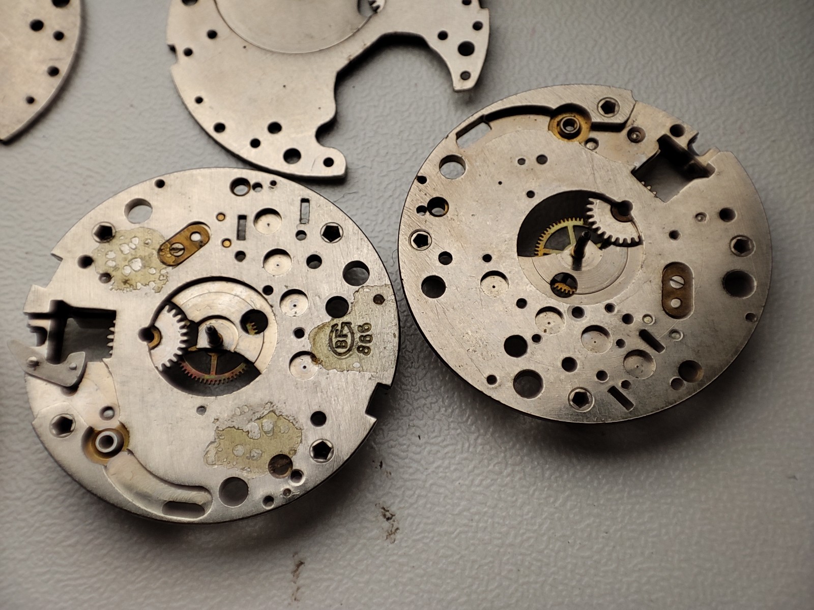 BFG 866 BFG 34 Baumgartner Watch Main Plate plate bridge Part 26.8mm 28mm