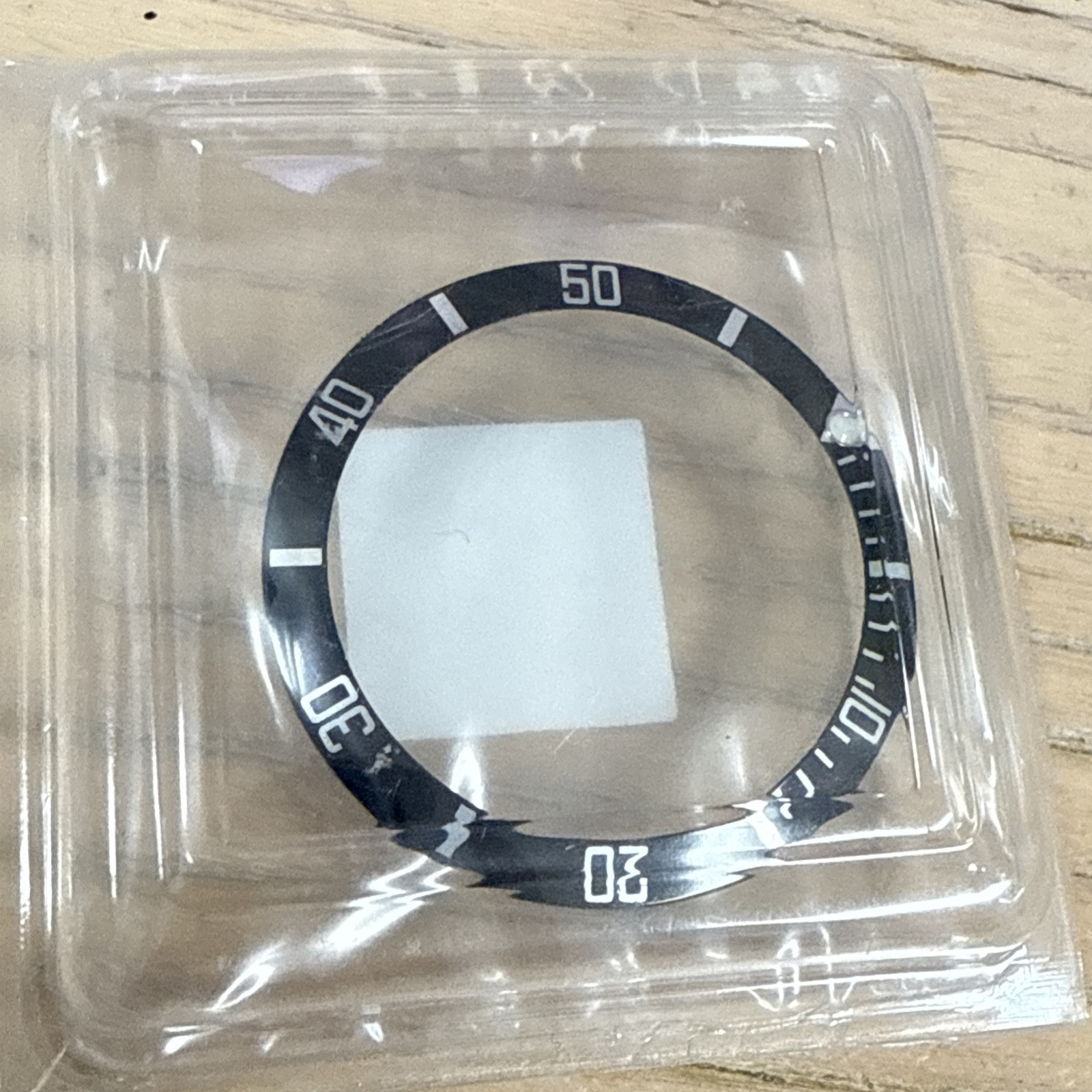 ROLEX BLACK BEZEL INSERT FOR SUBMARINER BRAND NEW SEALED B315-16800-181-A1 16610