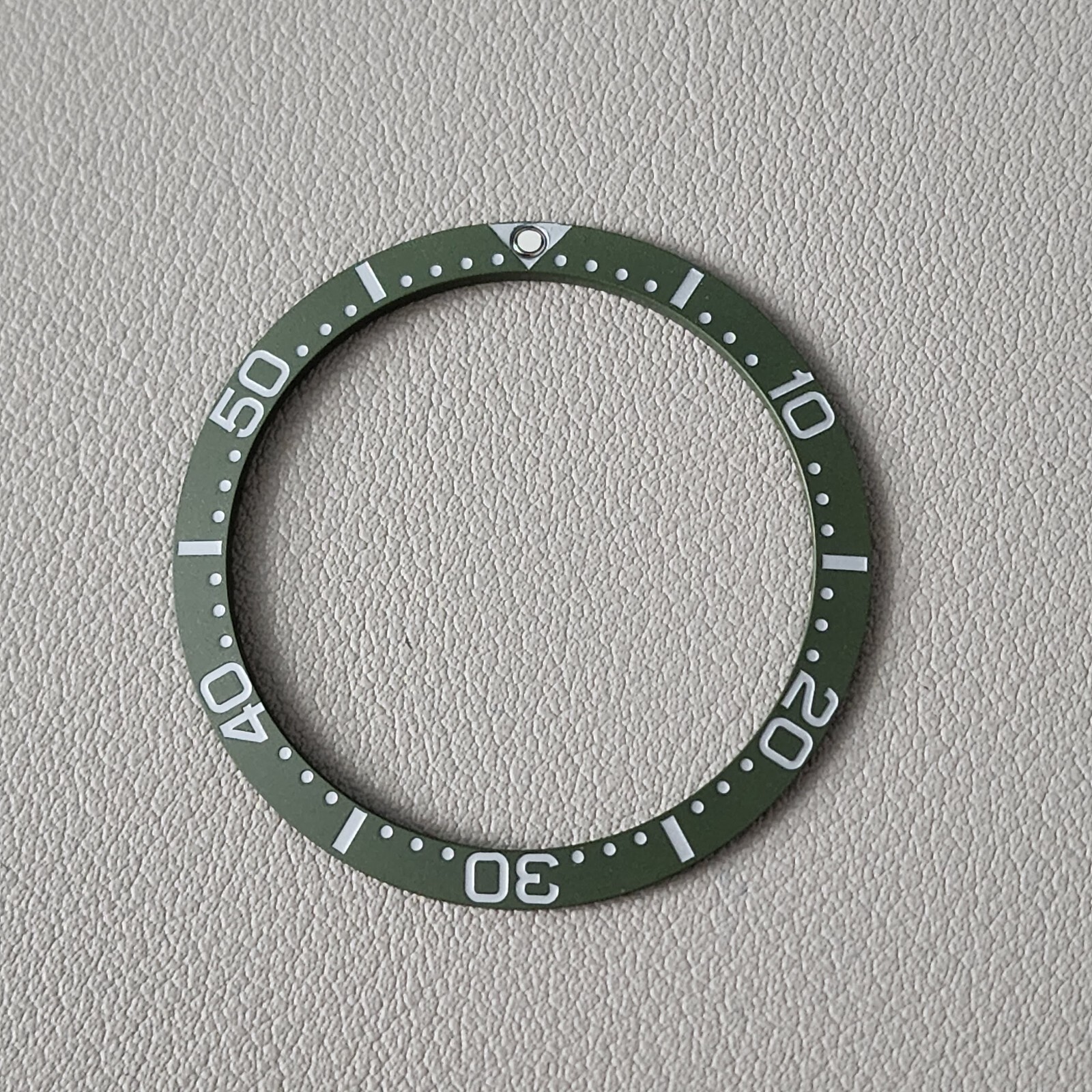 Bezel Insert Army Green SKX007 Ceramic / Sloped C3 Low PIP / Matte