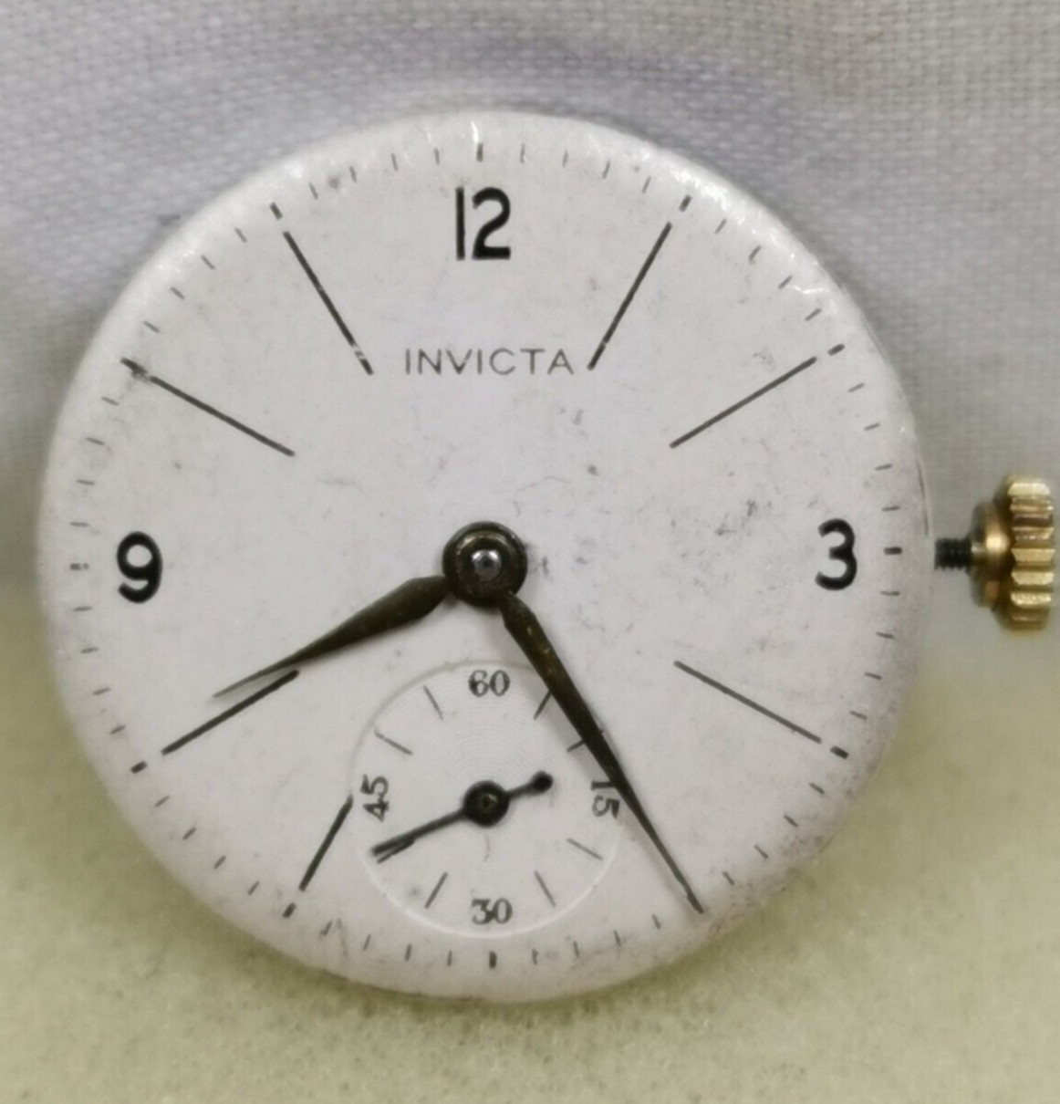 Invicta 15j Cal. AS 984 Swiss watch Movement Spare parts or Repair!