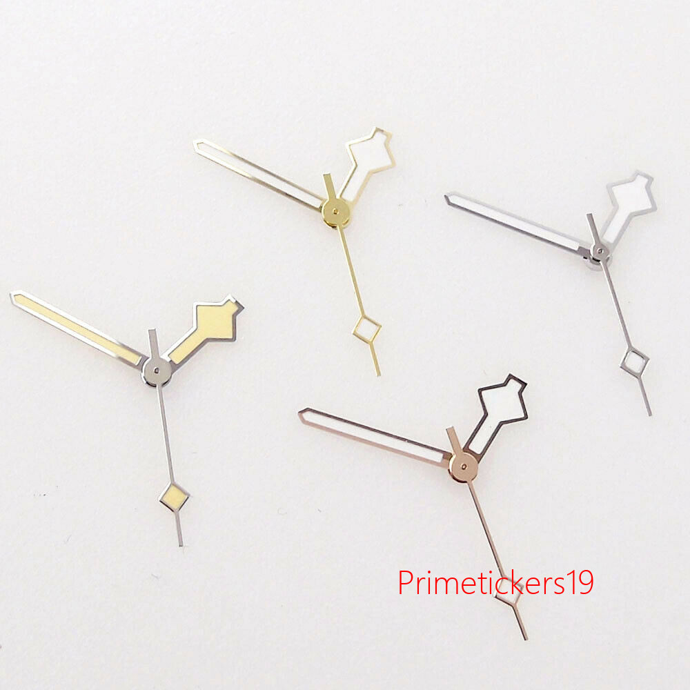 Silver/Gold/Rose Gold Snowflake Watch Hands Green Lume Fit NH35 Miyota82 ETA2824